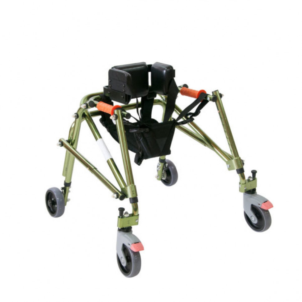 Ходунки на 4-х колесах для детей больных ДЦП Мега-910 Ходунки на 4-х колесах для детей больных ДЦП Мега-910