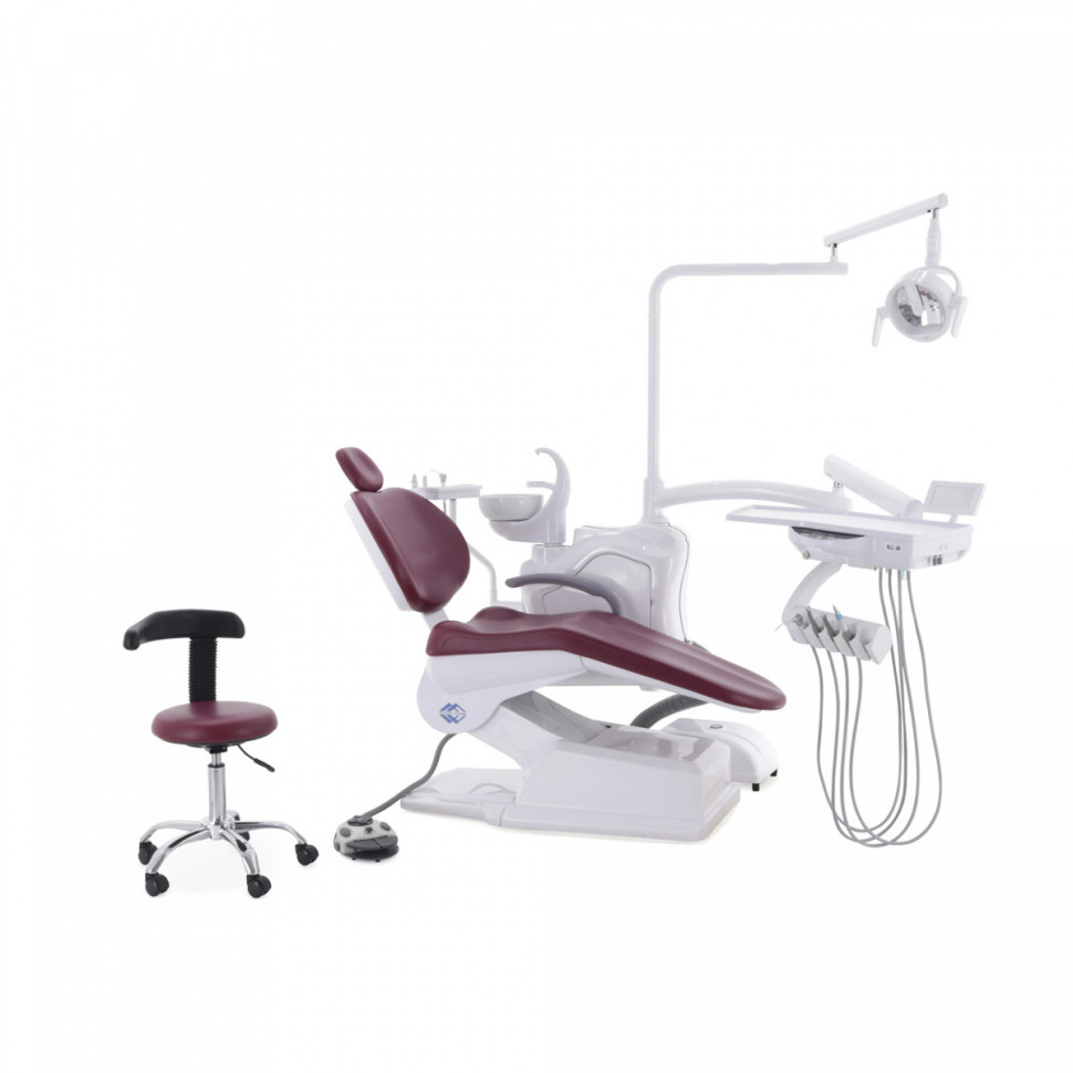 Стоматологическая установка CQ-215 (СО-001М-00) серый, нижняя подача Стоматологическая установка CQ-215 (СО-001М-00) серый, нижняя подача