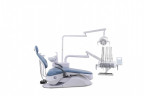 Стоматологическая установка CQ-216 (СО-003М-01) голубой, верхняя подача Стоматологическая установка CQ-216 (СО-003М-01) голубой, верхняя подача