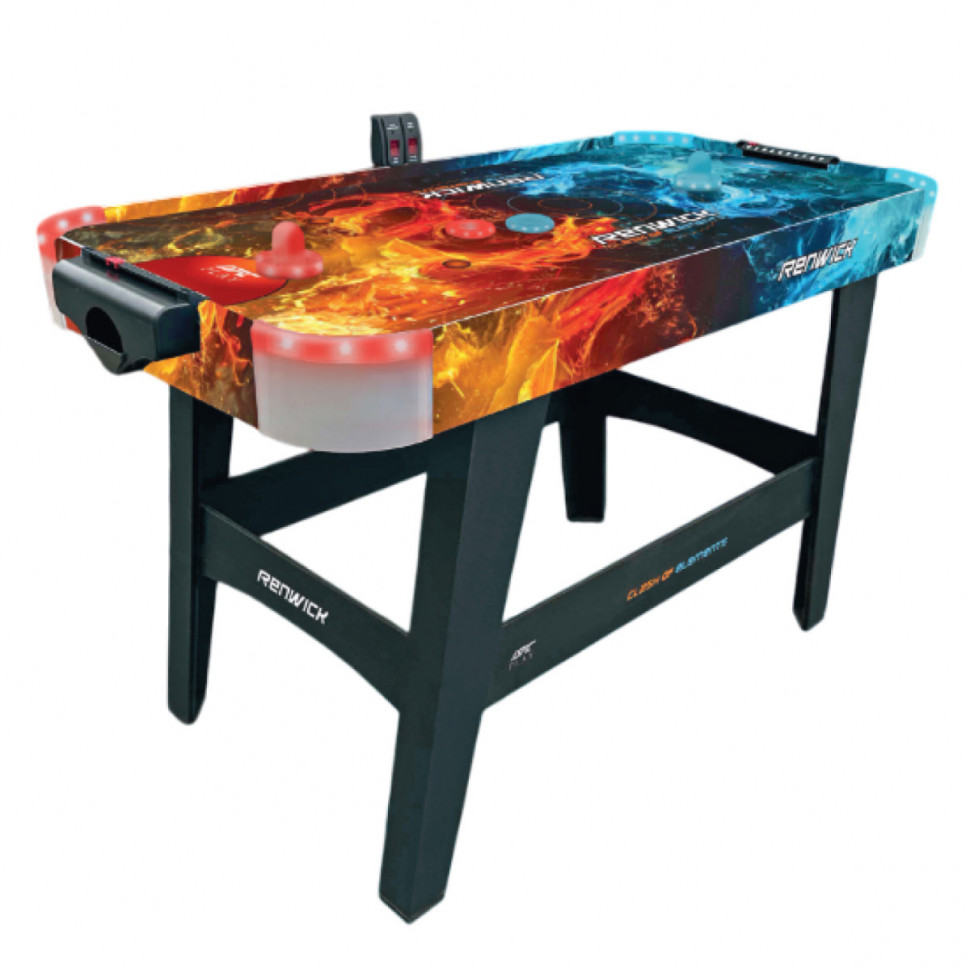Игровой стол - аэрохоккей DFC RENWICK 48" LED AT-165 Игровой стол - аэрохоккей DFC RENWICK 48" LED AT-165