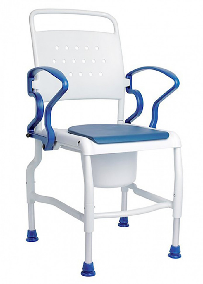 Стул-туалет для ванной Реботек Киль (серый/синий 34754) Стул-туалет для ванной Реботек Киль (серый/синий 34754)