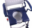 Кресло-стул с санитарным оснащением (туалетно-душевой) Берлин (серый/синий) Кресло-стул с санитарным оснащением (туалетно-душевой) Берлин (серый/синий)