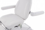 Педикюрное кресло электрическое MED-MOS ММКП-3 (КО-195DP) белый с ножной педалью и ПУ